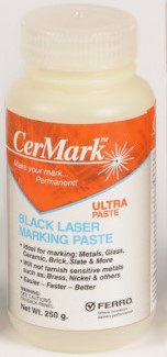 CerMark LMM6000.1000: Black, 1000 gram (paste), liquid for Metal Marking,  High Stick Compound for Brightly Polished Metals