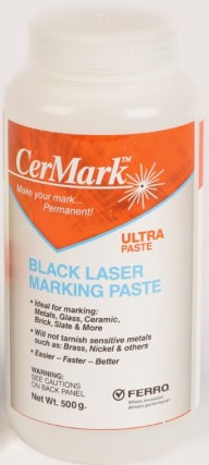 New marking sprays for laser engraving metals, glass and ceramics.